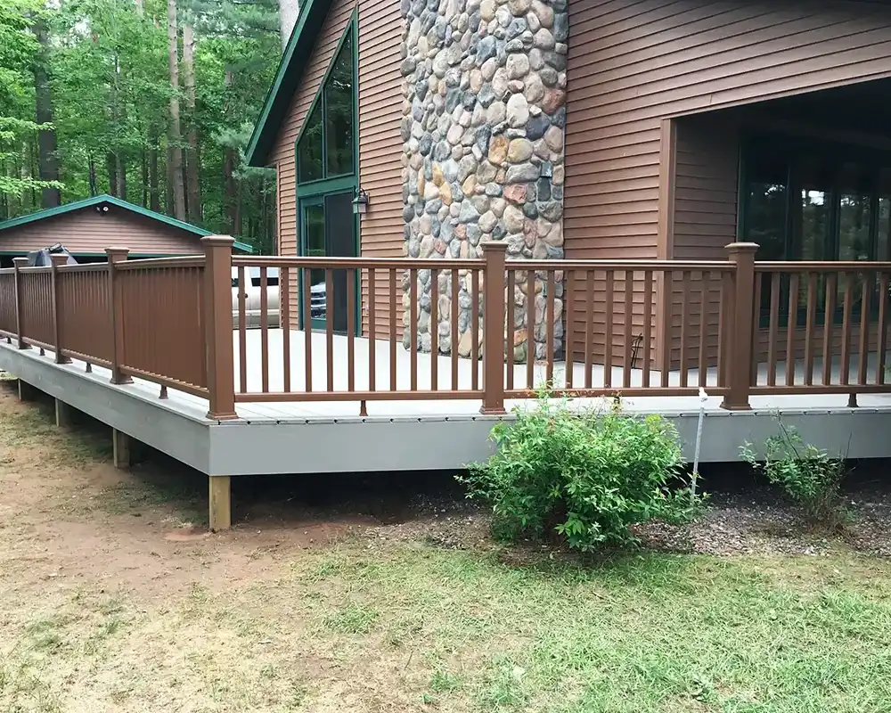 Custom Deck and Garage Outbuilding Construction